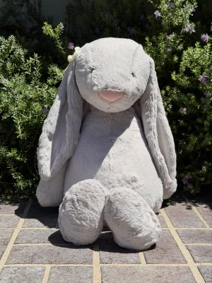 Bashful Silver Bunny - Really Big Jellycat | Jelly Journal