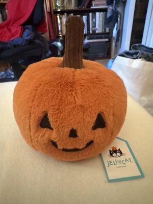 A photo of Ooky Jack O Lantern Jellycat taken by Ellouise39