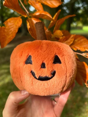 A photo of Ooky Jack O Lantern Jellycat taken by TishWish