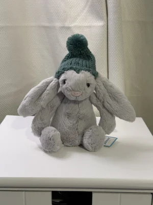 Bashful Toasty Silver Bunny Jellycat photo