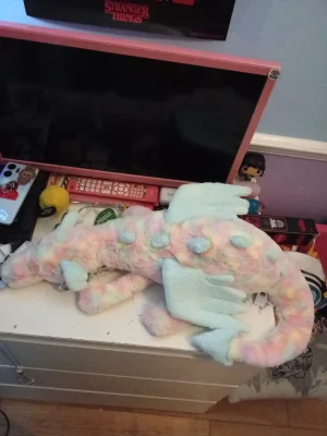 Lazulia Dragon - Huge Jellycat | Jelly Journal