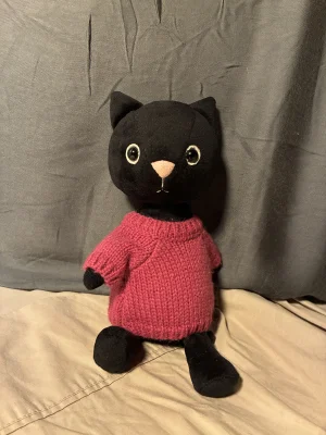 Knitten Kitten Fuchsia Jellycat photo