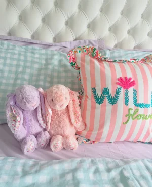 A photo of Blossom Jasmine Bunny - Medium Jellycat taken by OnceUponA_JC