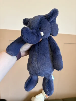Bashful Blue Elephant - Medium Jellycat photo