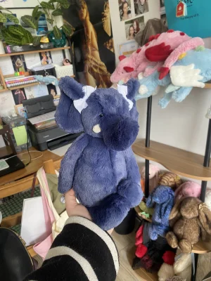 Bashful Blue Elephant - Medium Jellycat photo