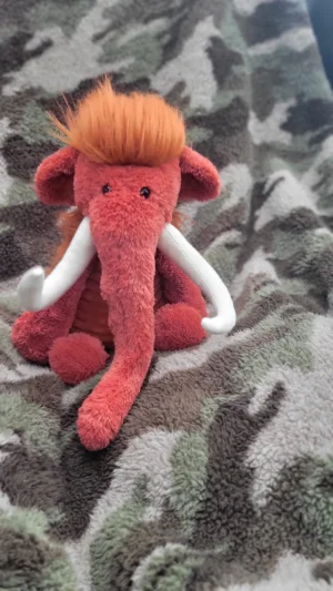 Snagglebaggle Winston Woolly Mammoth Jellycat photo