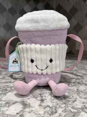 Amuseables Coffee-To-Go Pink Bag Jellycat photo