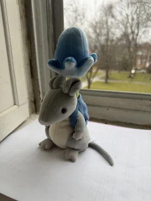 A photo of Flower Forager Mouse Jellycat taken by katsjellies