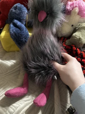 A photo of Grey Pompom - Small Jellycat taken by Alivia123