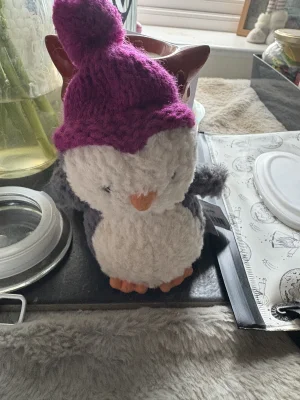 A photo of Wee Fuchsia Penguin Jellycat taken by Jellycatjack51