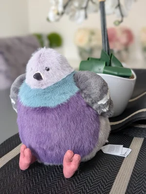 A photo of Leicester Pigeon 🇬🇧  Jellycat taken by Jelly_shebear