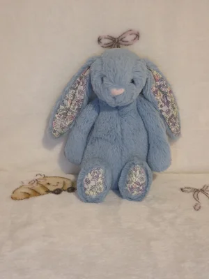 Blossom Aqua Bunny - Small Jellycat photo