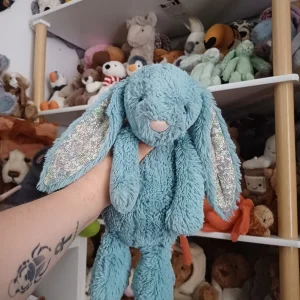 Blossom Aqua Bunny - Medium Jellycat | Jelly Journal