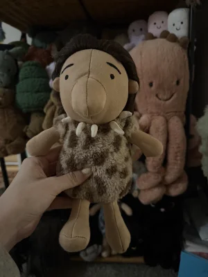 A photo of Prehistoric Caveman Nev Jellycat taken by amandamariejelly