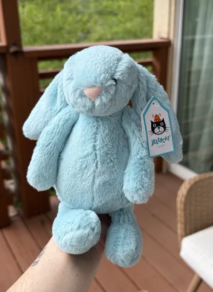 Bashful Aqua Bunny - Small Jellycat | Jelly Journal