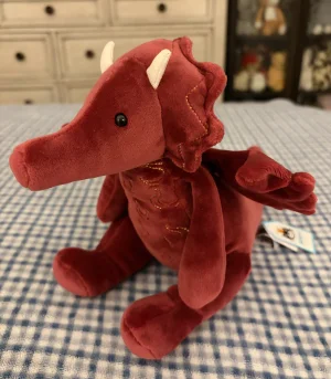 A photo of Ruby Dragon Jellycat taken by Stephmarie207
