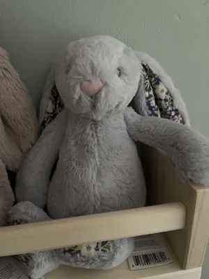 Blossom Silver Bunny 'Bloom' - Small Jellycat photo