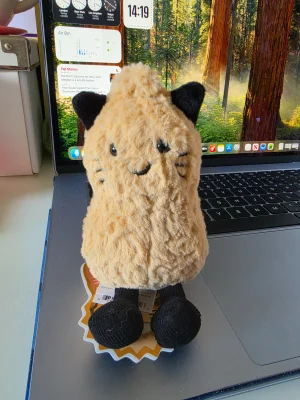 Amuseables Peanut Cat Outfit Jellycat photo