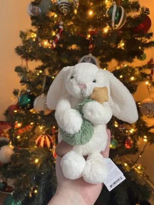 Bashful Bunny with Christmas Tree Jellycat photo uploaded by jellykitten