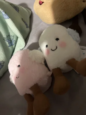 Amuseables Toastie Pink and White Marshmallows Jellycat photo