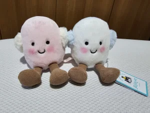 Amuseables Toastie Pink and White Marshmallows Jellycat photo