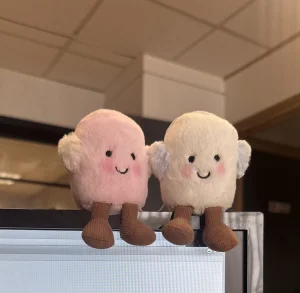 Amuseables Toastie Pink and White Marshmallows Jellycat photo