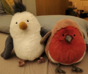 Plum Robin Jellycat photo