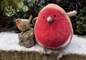 Plum Robin Jellycat photo