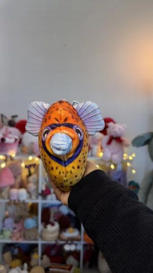 A photo of Fishiful Orange Jellycat taken by bronzieandthejellies