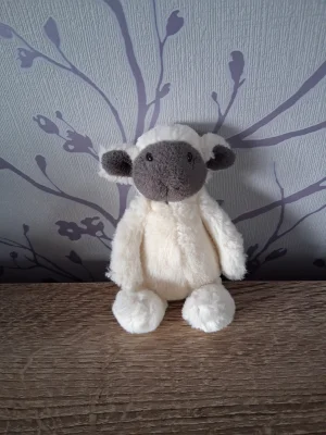 Bashful Greyface Lamb - Baby Jellycat photo uploaded by Hope_Collectablez