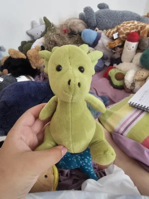 A photo of Little Puff Jade Jellycat taken by lynlyn28461