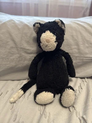 Bashful Black & White Kitten - Small Jellycat photo