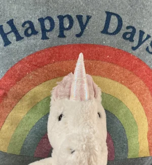 Bashful Unicorn - Medium Jellycat photo