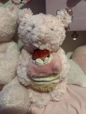 Leola Bear with Strawberry Cake Jellycat photo
