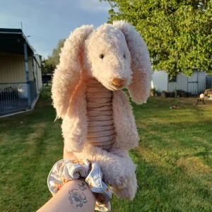 Wurly Bunny Jellycat photo uploaded by herbgardenplush