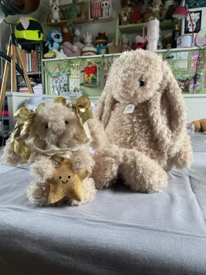 ぬいぐるみ  Big Bashful Luxe Bunny Curly Bashful Luxe Bunny Curly - Official Jellycat