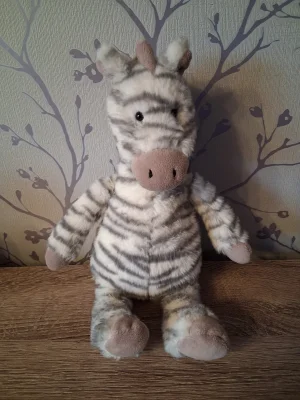 Fluffles Zebra - Small Jellycat photo
