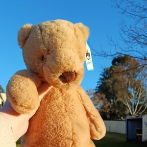 A photo of Puffles Bear - Medium Jellycat taken by herbgardenplush