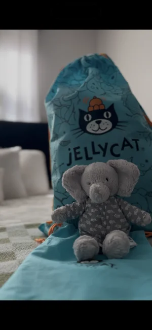 A photo of Bedtime Elephant Jellycat taken by Kellebelle