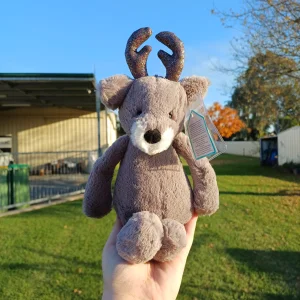 ぬいぐるみ  Small Bashful Reindeer Jellycat BASHFUL GLITZ REINDEER Medium Soft Plush Toy NWT Sparkly