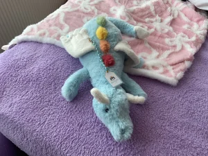 A photo of Sky Dragon - Large Jellycat taken by Phoebes16