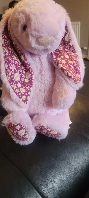 Thistlepop Blossom Luxe Bunny Jellycat photo