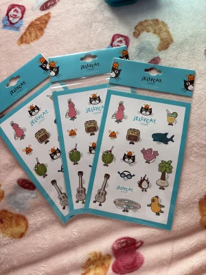 Summer Stickers Jellycat photo