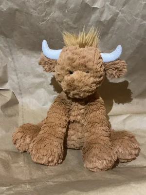 Fuddlewuddle Highland Cow Jellycat photo
