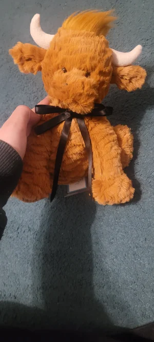 Fuddlewuddle Highland Cow Jellycat photo