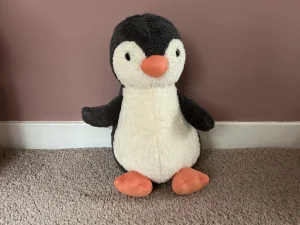 Bashful Penguin - Medium (Grey) Jellycat photo