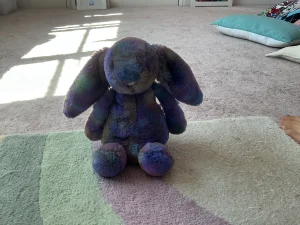 A photo of Zodihop Luxe Bunny Jellycat taken by Dog_queen