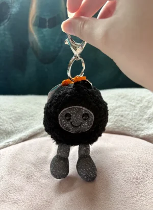 Amuseables Black Hole Bag Charm Jellycat photo