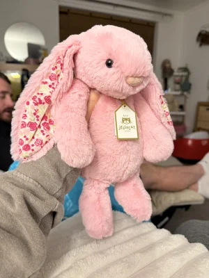 Blushkin Blossom Luxe Bunny Jellycat photo