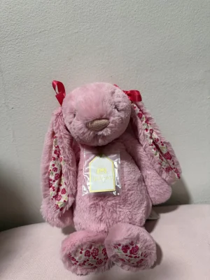 Blushkin Blossom Luxe Bunny Jellycat photo